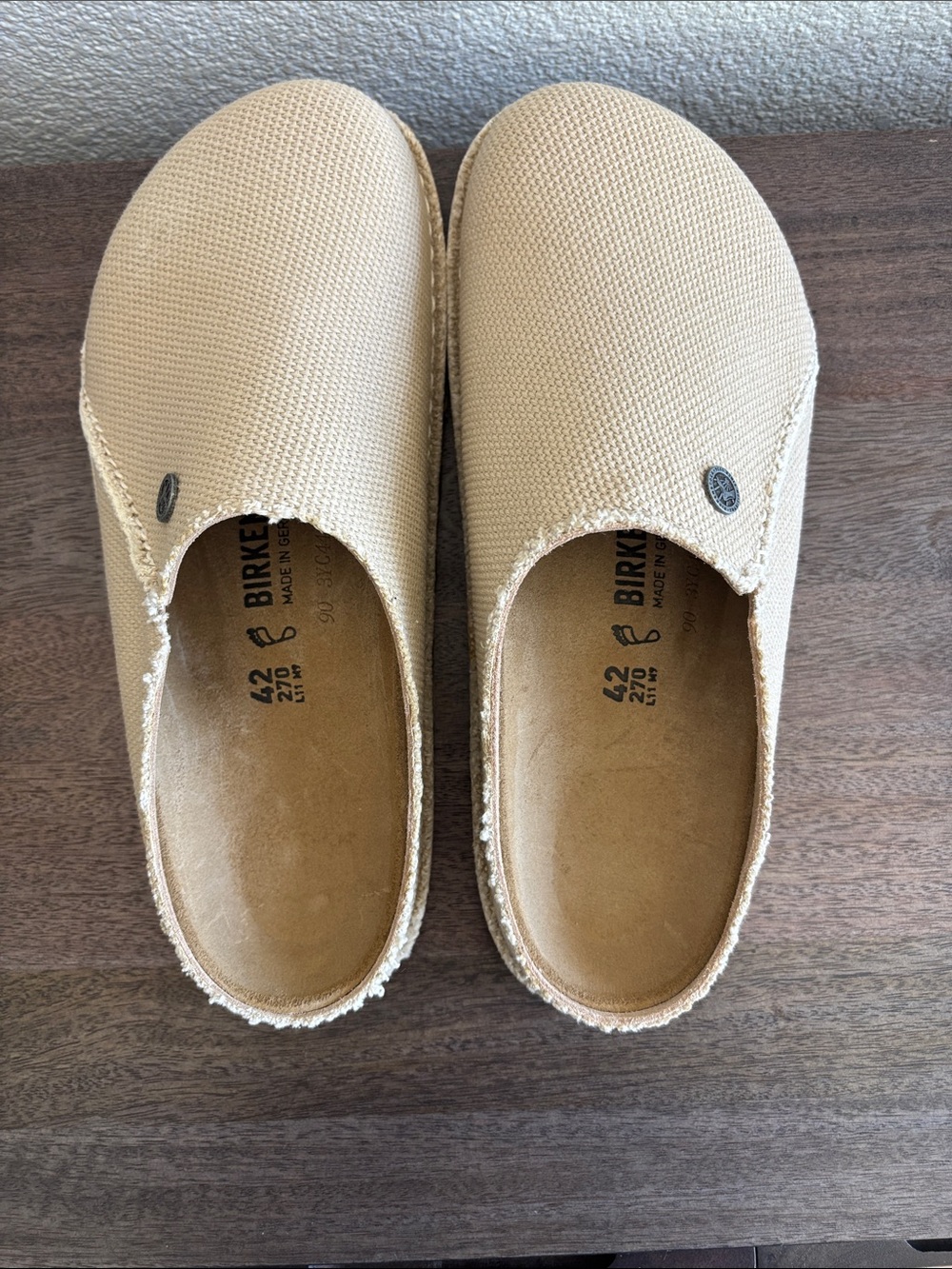 Birkenstock Zermatt Collection Premium TEX Eggshell - Size 42 - Picture 2 of 7